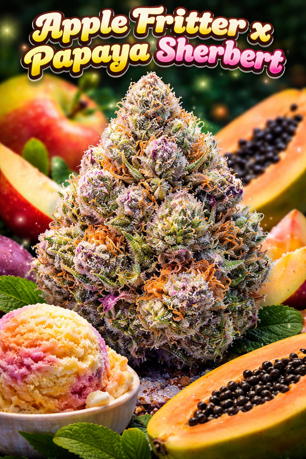 Apple Fritter x Papaya Sherbert